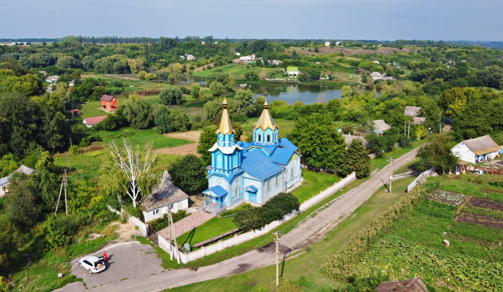 Фото села Тростинка